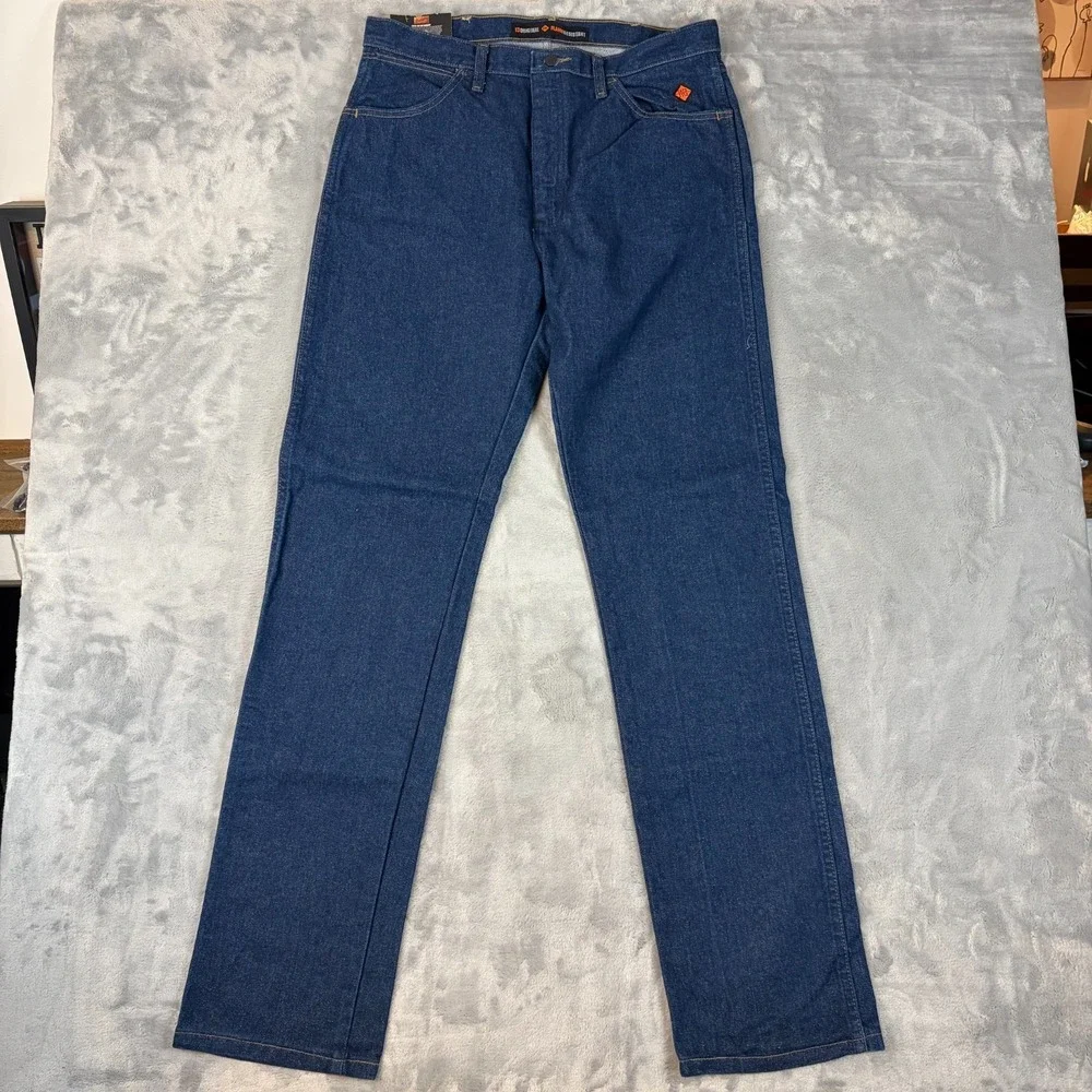 Wrangler 10FR13MWZ FR Flame Resistant 13 Original Fit Jeans Size 34x36 NWT
